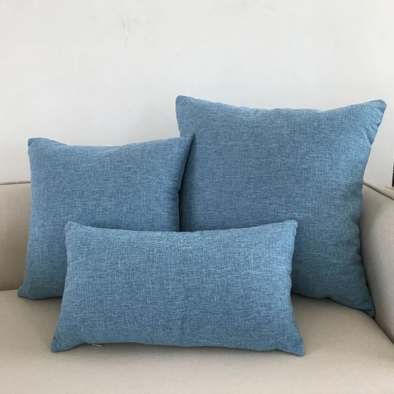 Sofa Cushion Cover – Decorative Throw Pillow Case for Home & Hotel, Removable Cushion Cover in Multiple Sizes 30x50/40x40/45x45/40x60/50x50/55x55/60x60cm