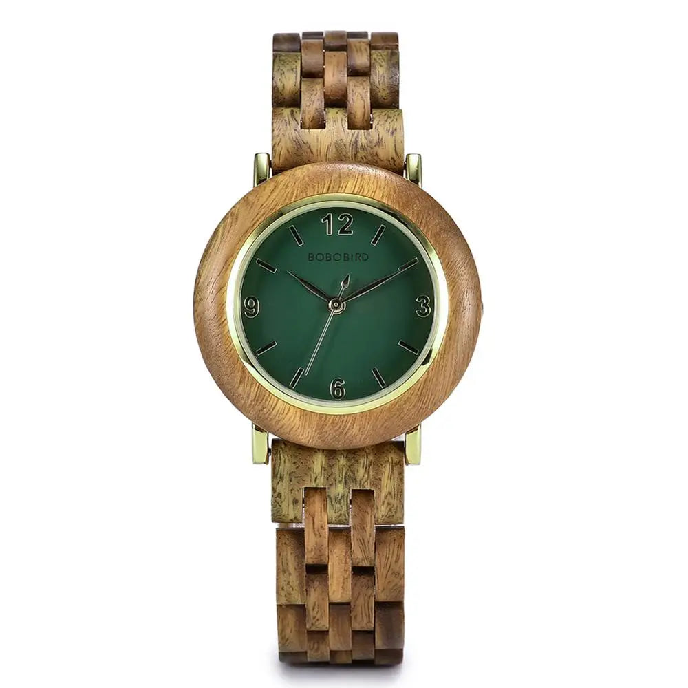 BOBO BIRD Women’s Wooden Wristwatch – Lightweight Natural Wood Watch, Elegant Ladies’ Clock & Anniversary Gift for Her