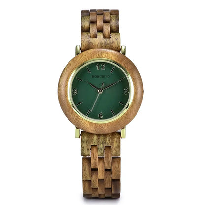 BOBO BIRD Women’s Wooden Wristwatch – Lightweight Natural Wood Watch, Elegant Ladies’ Clock & Anniversary Gift for Her
