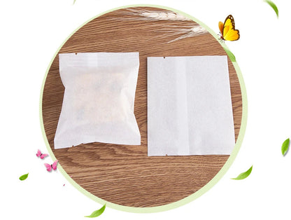 LBSISI Life 50/100PCS White Cotton Paper Candy Bags – DIY Gift Packaging Bags for Birthday, Baby Shower, Cake, Nougat & Party Favors