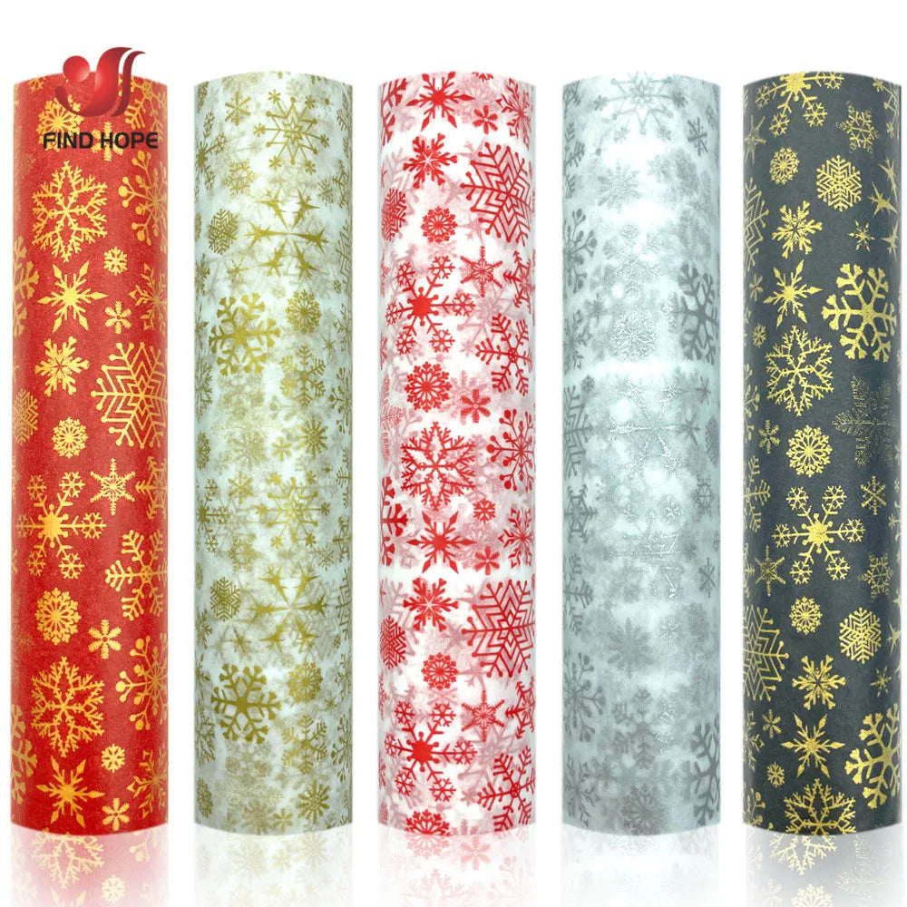 10PCS Christmas Snowflake Tissue Wrapping Paper – DIY Craft Paper for Gift Boxes, Flowers, Weddings, Festive Parties & Holiday Decor