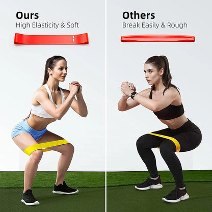 Juego de Bandas de Resistencia para Barra de Ejercicio – Expansor de Cuerda para Pilates y Yoga para Entrenamiento de Fuerza, Fisicoculturismo, Gimnasio en Casa y Ejercicios de Fitness
