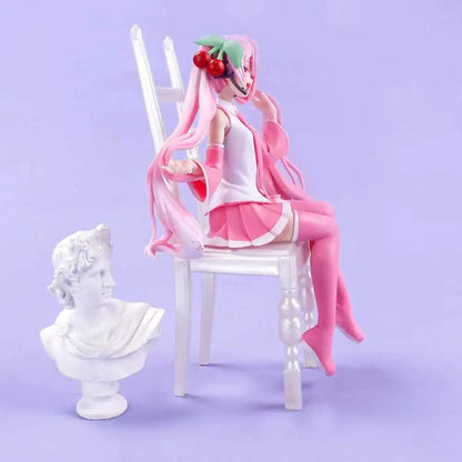 Hatsune Miku Anime Figure – Virtual Singer Manga Statue Figurine Model Toy for Desk Decoration, Cake Topper & Gift