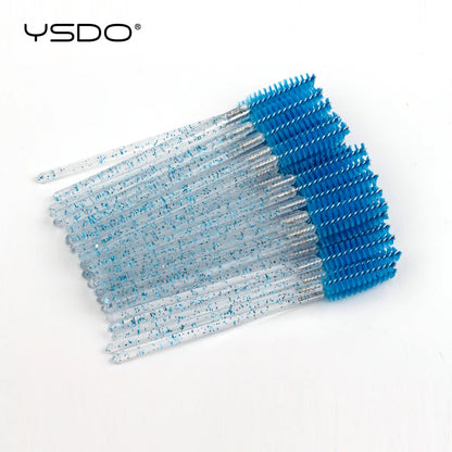 5/50 brosses à cils – Brosses à mascara jetables, outils d'extension de faux cils, brosses applicateurs de type goupillon pour le maquillage, la beauté et les cosmétiques