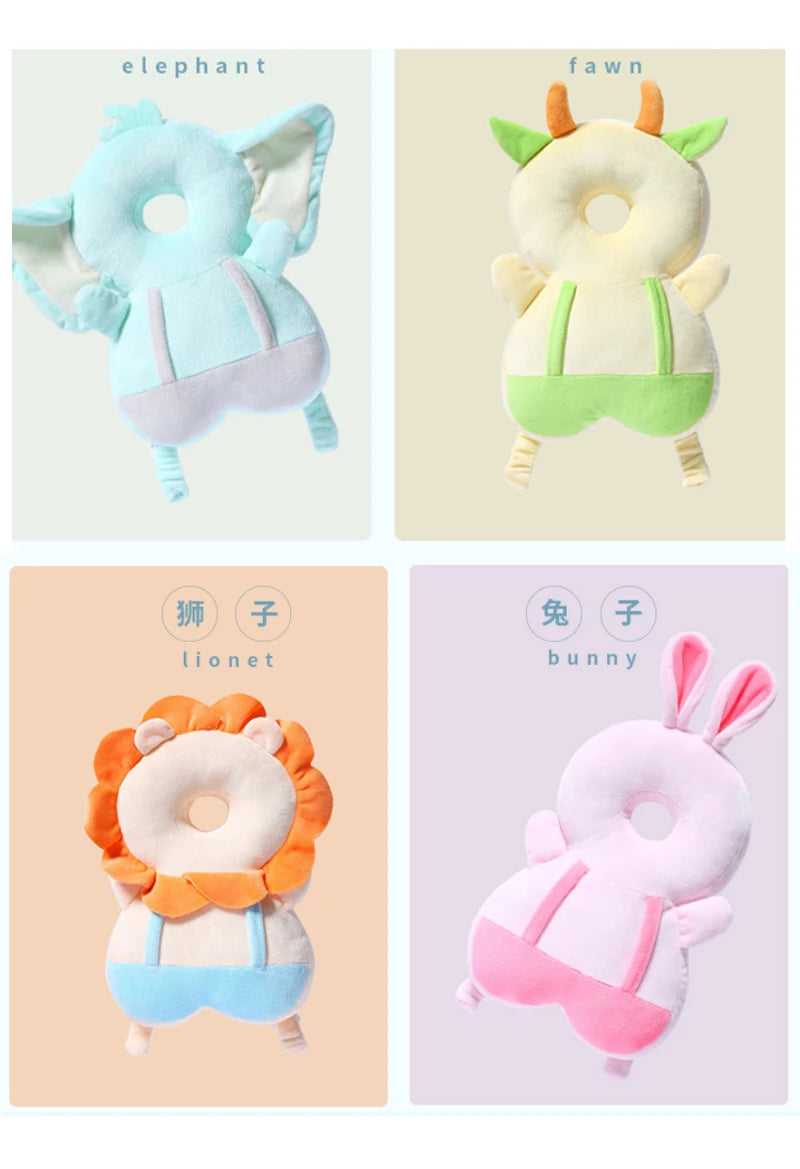 Mochila protectora de cabeza para bebé – Cojín de seguridad de abeja ángel para 1-3 años, almohada protectora anticaída