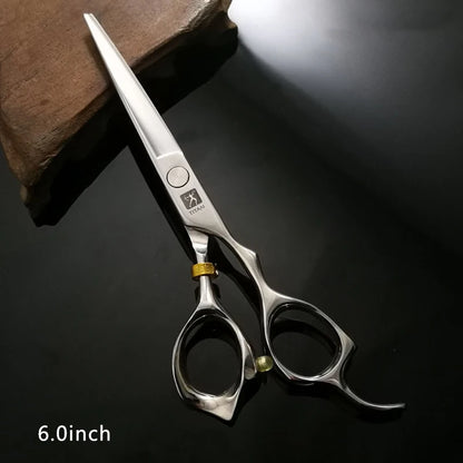 TITAN Professional Barber Scissors – Japan 440C Steel Hair Cutting & Thinning Shears | 5.0/5.5/6.0/6.5 Inch Hairdressing Tools