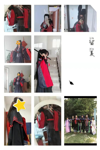 Wei Wuxian Inspired Cosplay Costume – Grandmaster of Demonic Cultivation Anime Roleplay Outfit for Men