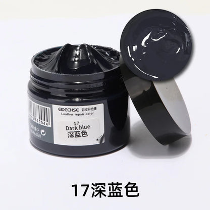 Leather Repair Kit for Car Seats & Furniture – Liquid Leather Recoloring Balm for Scratches, Cracks, Tears & Restoration