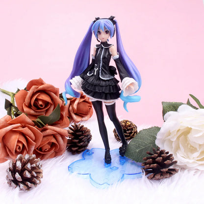 Hatsune Miku Anime Figure – Virtual Singer Manga Statue Figurine Model Toy for Desk Decoration, Cake Topper & Gift