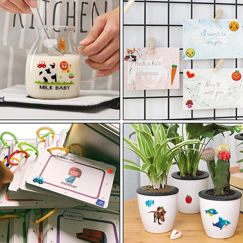 Autocollants 3D gonflés pour enfants – Feuilles d'autocollants éducatifs de dessins animés, jouet de bricolage créatif pour tout-petits, garçons et filles, cadeau d'activité artistique amusante