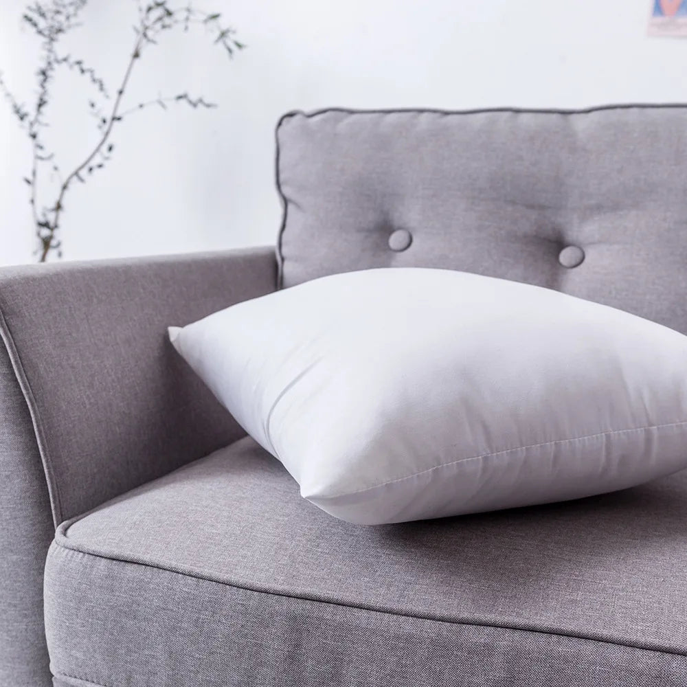 Relleno prémium blanco para cojín decorativo - Suave relleno con efecto rebote para sofá, cama, silla y coche (varios tamaños)