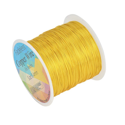 Alambre de Cobre para Joyería Resistente al Deslustre (0.3mm, 0.4mm y 0.5mm) – Alambre para Cuentas de Manualidades para Fabricación de Joyas y Artesanías DIY