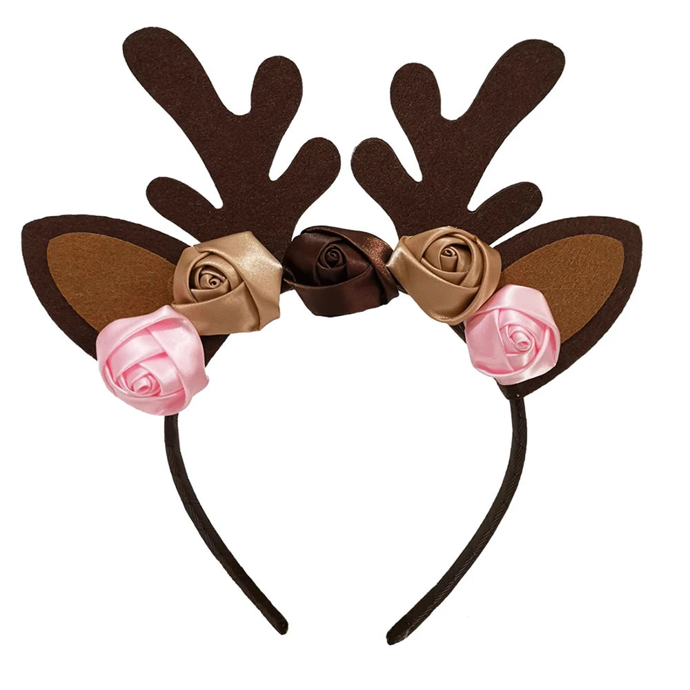 Girls Reindeer Tulle Tutu Skirt – Fluffy Brown Deer Costume for Christmas, Halloween, Carnival & Dress-Up, Ages 1–14Y