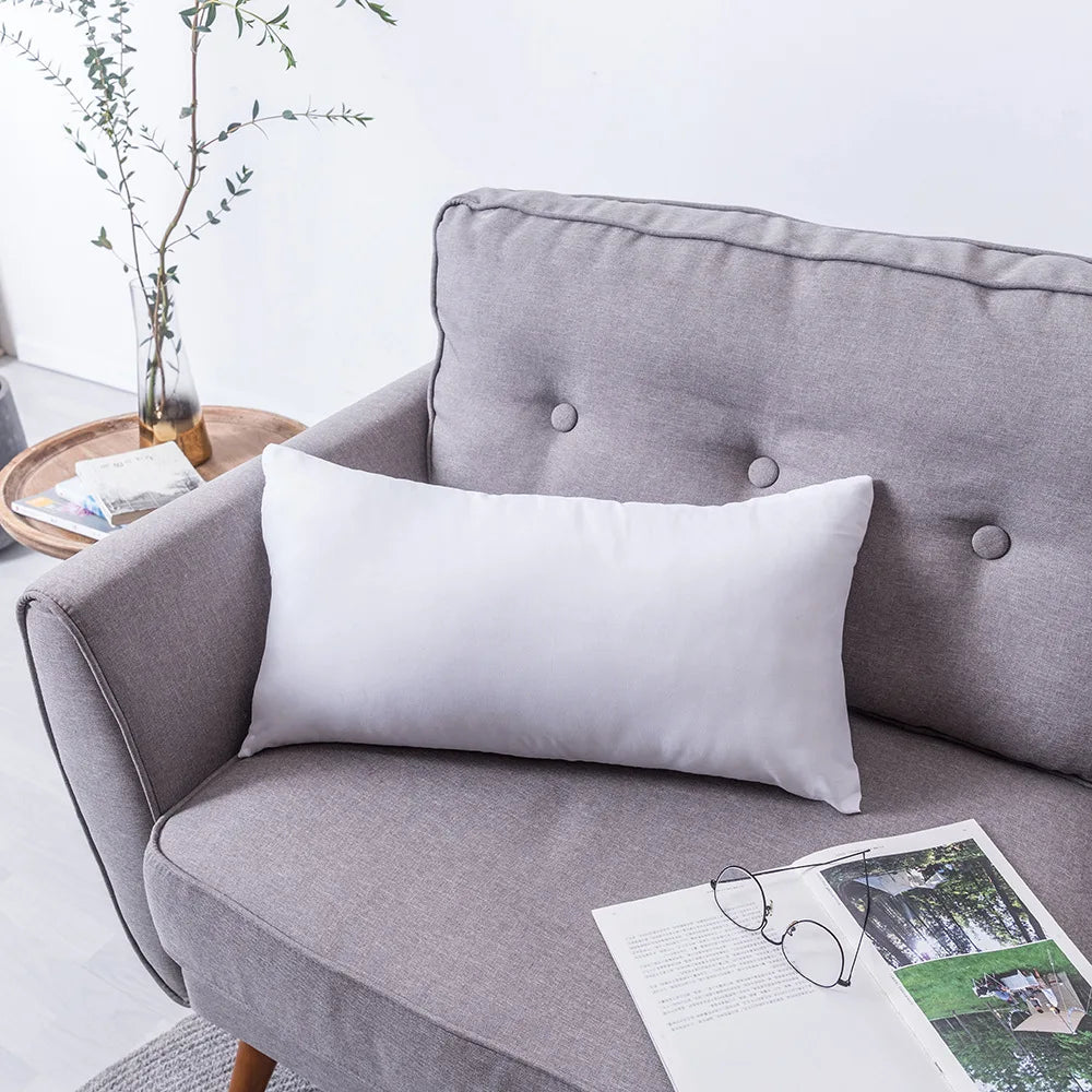 Relleno prémium blanco para cojín decorativo - Suave relleno con efecto rebote para sofá, cama, silla y coche (varios tamaños)
