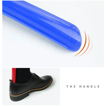58.5cm Long Handle Shoe Horn Plastic Shoe Helper for Men & Women Easy Wear Shoes