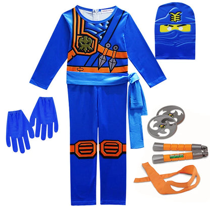 Ninja Cosplay Costume – Anime Carnival Outfit for Boys (Ages 4–10), Fantasy Dress-Up Suit for Halloween & Party