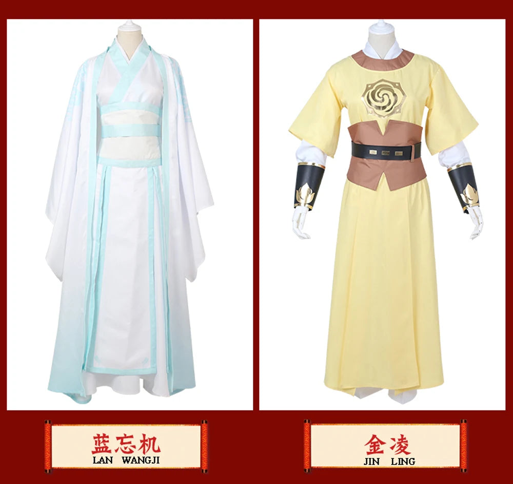 Wei Wuxian Inspired Cosplay Costume – Grandmaster of Demonic Cultivation Anime Roleplay Outfit for Men