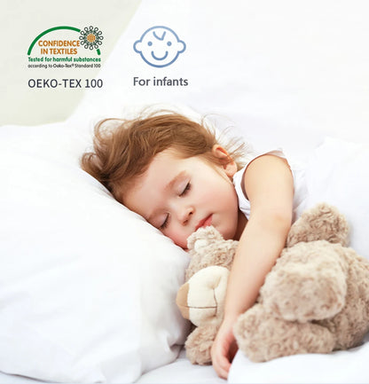 Waterproof Zippered Pillow Protector - Bed Bug & Dust Mite Proof Allergy Pillow Cover (1 Pack)