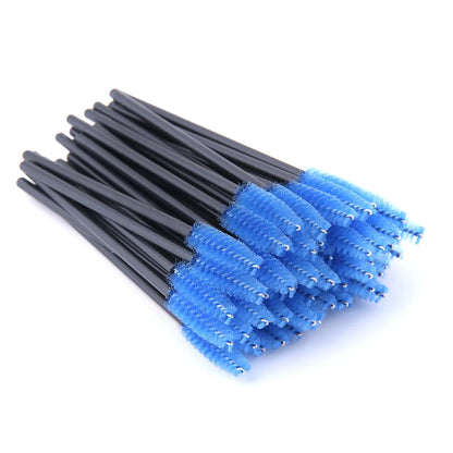 5/50 brosses à cils – Brosses à mascara jetables, outils d'extension de faux cils, brosses applicateurs de type goupillon pour le maquillage, la beauté et les cosmétiques