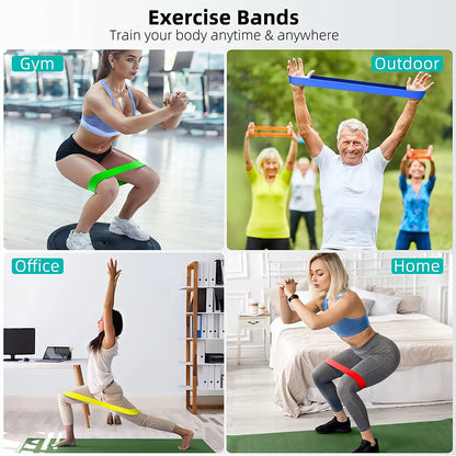 Juego de Bandas de Resistencia para Barra de Ejercicio – Expansor de Cuerda para Pilates y Yoga para Entrenamiento de Fuerza, Fisicoculturismo, Gimnasio en Casa y Ejercicios de Fitness