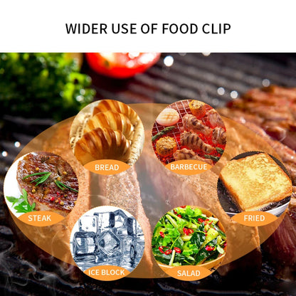 Pinzas de Cocina de Acero Inoxidable – Pinzas Resistentes al Calor para Servir, BBQ, Pan y Ensaladas