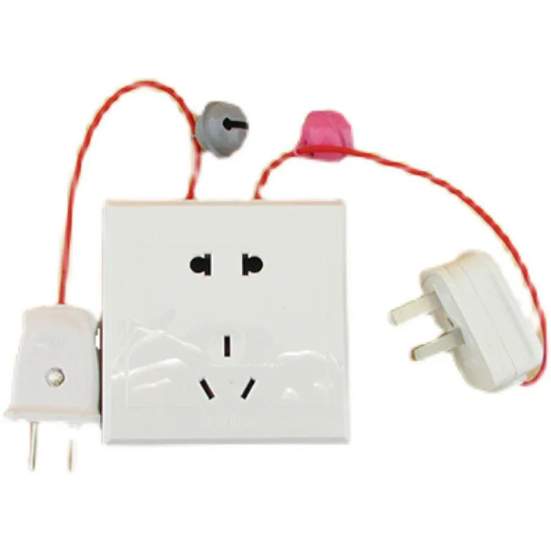 Accesorios para tablero de actividades Montessori – Piezas de tablero de actividades sensoriales DIY con enchufe eléctrico, juguetes de aprendizaje para niños