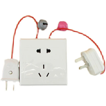 Accesorios para tablero de actividades Montessori – Piezas de tablero de actividades sensoriales DIY con enchufe eléctrico, juguetes de aprendizaje para niños