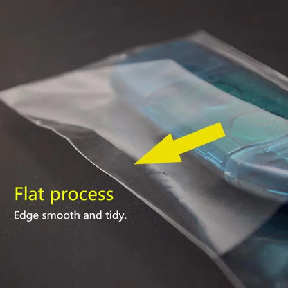 StoBag 100 sacs auto-scellants transparents pour vêtements – Sacs d'emballage en plastique transparent avec fermeture adhésive pour t-shirts, cadeaux, mariages et fêtes
