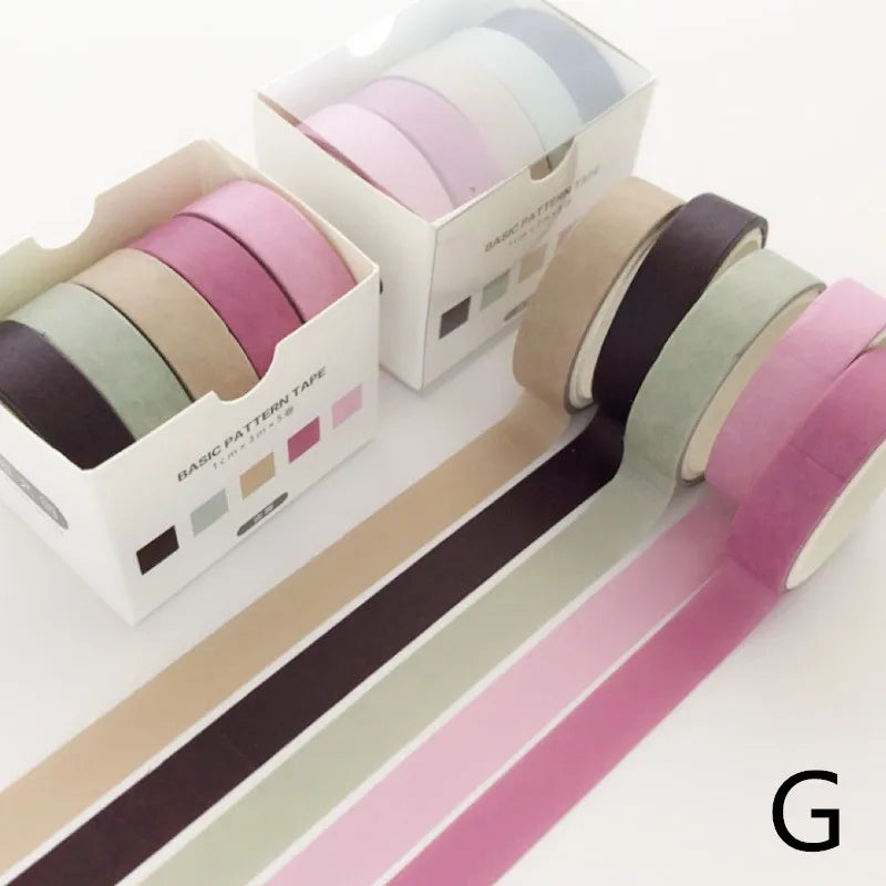 5PCS Moon & Star Washi Tape Set – Starry Night Decorative Adhesive Tape for Scrapbooking, Journaling, Diary & Stationery DIY Crafts