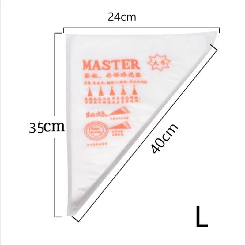 Poches à Douille Jetables – 20/50/100pcs Sacs à Glaçage pour Décoration de Gâteaux, Outils de Pochage Crème et Glaçage, Fournitures de Décoration Cupcakes & Desserts, Accessoires de Cuisson de Cuisine