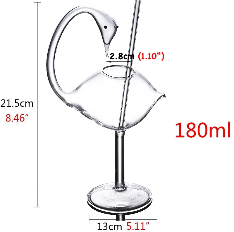 Creative Animal-Shaped Cocktail Glass, Porcupine Fish Swan Rose Octopus Bird Design Drinking Cup, Novelty Bar Drinkware for KTV, Night Parties and Gifts