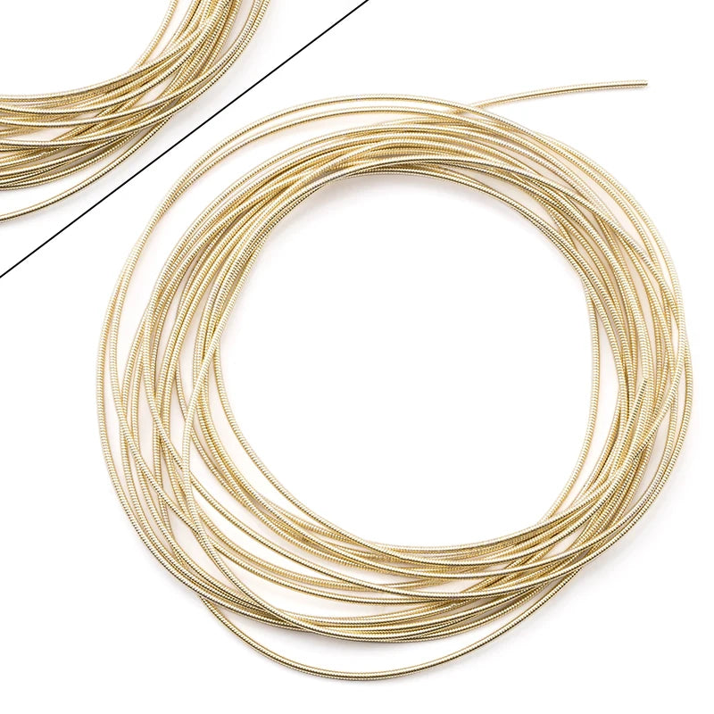 Fil de broderie de lingots de cuivre de 10 g – Fil de lingots français rigide pour le cannetille, la broderie d'insignes, la fabrication de bijoux et les loisirs créatifs