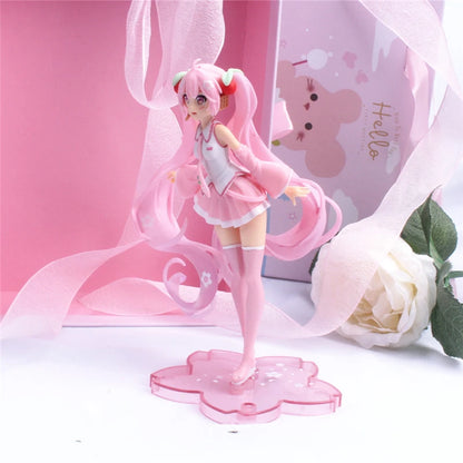 Hatsune Miku Anime Figure – Virtual Singer Manga Statue Figurine Model Toy for Desk Decoration, Cake Topper & Gift