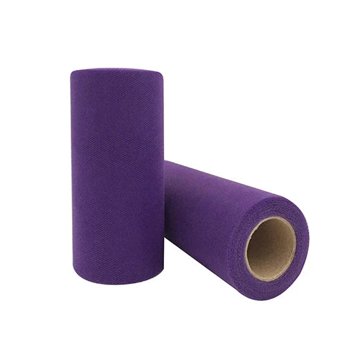 25-Yard Tulle Fabric Roll – 15cm Organza Ribbon for Weddings, Baby Showers, Crafts & Party Decorations