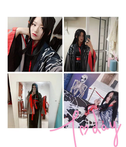 Wei Wuxian Inspired Cosplay Costume – Grandmaster of Demonic Cultivation Anime Roleplay Outfit for Men