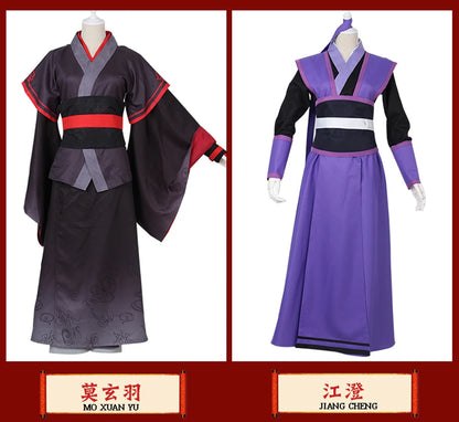 Wei Wuxian Inspired Cosplay Costume – Grandmaster of Demonic Cultivation Anime Roleplay Outfit for Men
