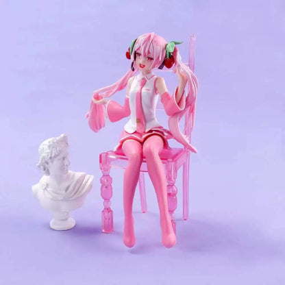 Hatsune Miku Anime Figure – Virtual Singer Manga Statue Figurine Model Toy for Desk Decoration, Cake Topper & Gift