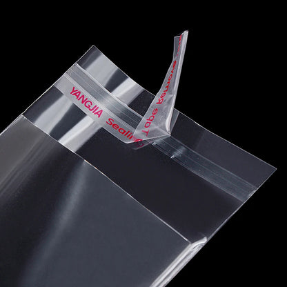 Transparent Self-Adhesive Plastic Bags – Resealable Clear Packaging Pouches for Jewelry, Pens, Candy, Cookies & Small Gift Items