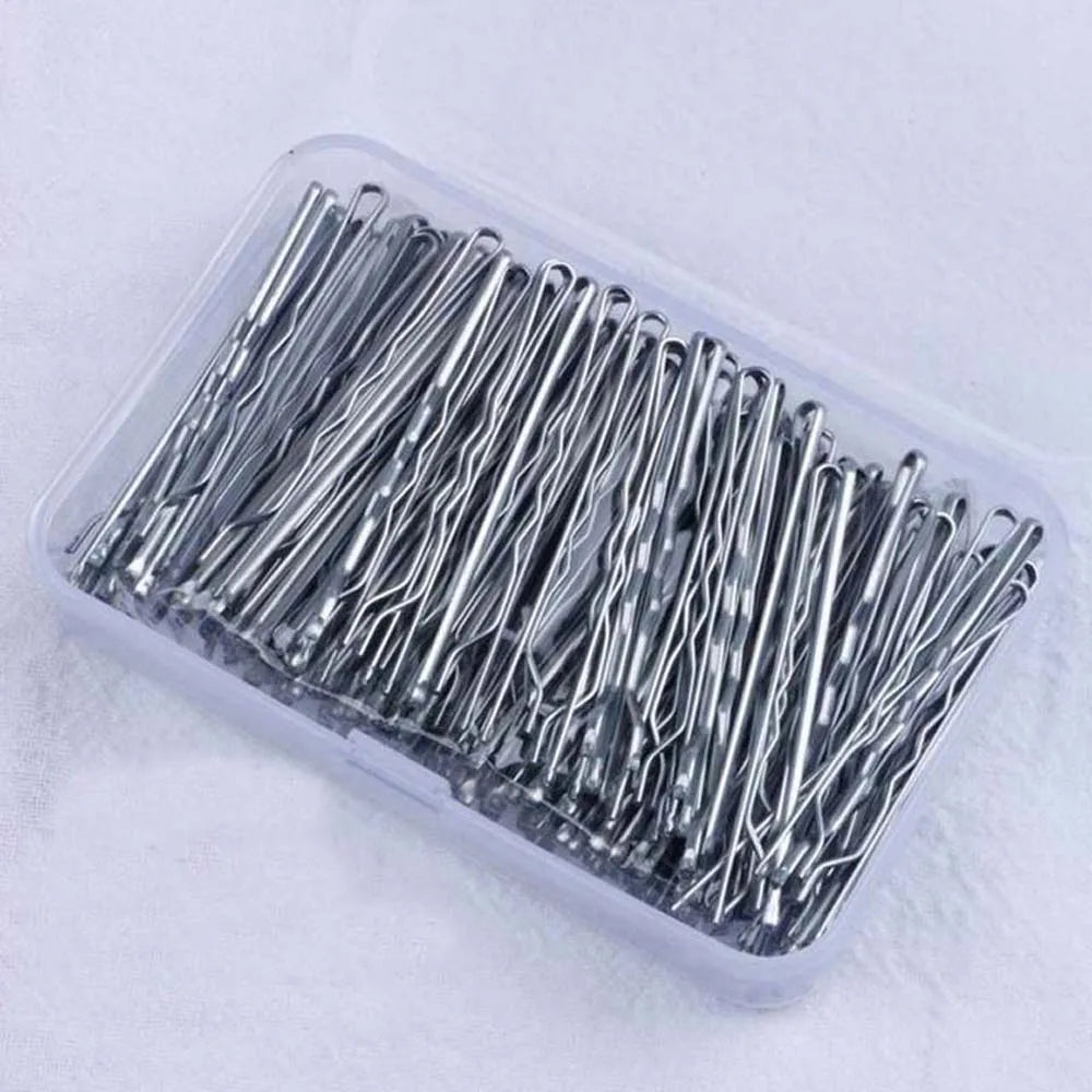 Juego de horquillas metálicas de 150 piezas para mujer – Pasadores y horquillas de peinado para bodas, peinados rizados y ondulados