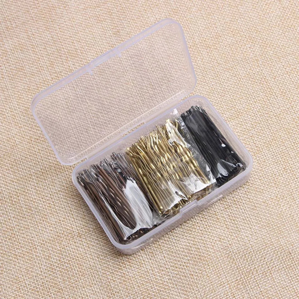 Juego de horquillas metálicas de 150 piezas para mujer – Pasadores y horquillas de peinado para bodas, peinados rizados y ondulados
