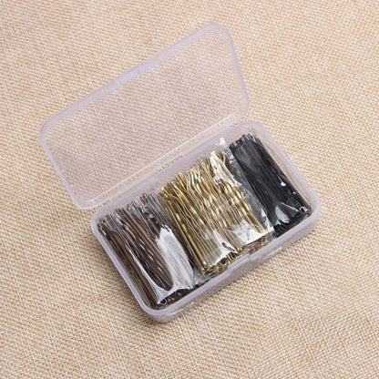 Juego de horquillas metálicas de 150 piezas para mujer – Pasadores y horquillas de peinado para bodas, peinados rizados y ondulados