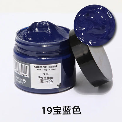Leather Repair Kit for Car Seats & Furniture – Liquid Leather Recoloring Balm for Scratches, Cracks, Tears & Restoration