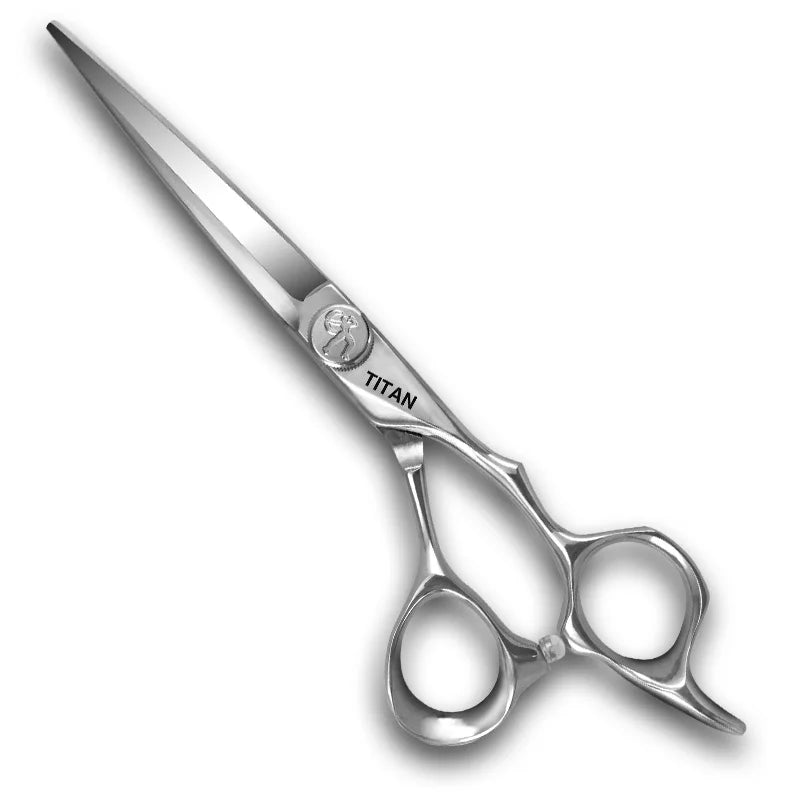 Titan 6 Inch Professional Hair Scissors – Barber Hair Cutting Shears for Salon & Hairdressing Tools | Stainless Steel Styling Scissor