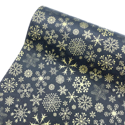10PCS Christmas Snowflake Tissue Wrapping Paper – DIY Craft Paper for Gift Boxes, Flowers, Weddings, Festive Parties & Holiday Decor