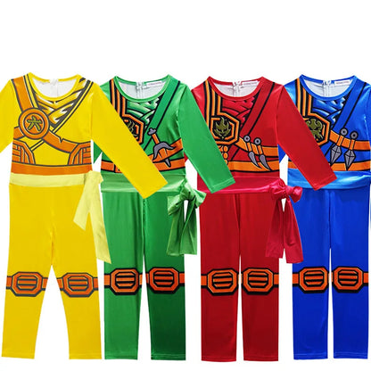 Ninja Cosplay Costume – Anime Carnival Outfit for Boys (Ages 4–10), Fantasy Dress-Up Suit for Halloween & Party