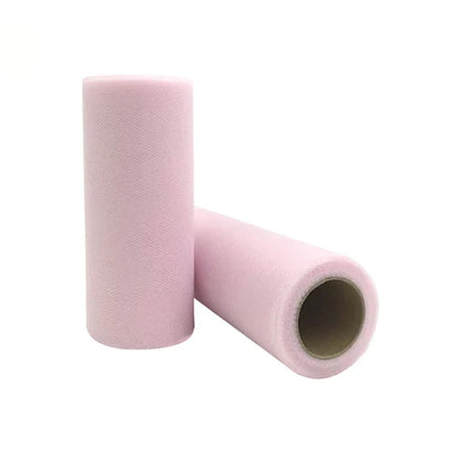 25-Yard Tulle Fabric Roll – 15cm Organza Ribbon for Weddings, Baby Showers, Crafts & Party Decorations