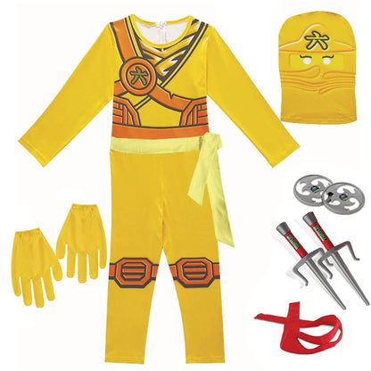 Ninja Cosplay Costume – Anime Carnival Outfit for Boys (Ages 4–10), Fantasy Dress-Up Suit for Halloween & Party