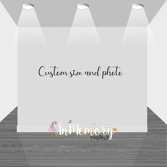 Fondo de fotografía personalizado – Fondo personalizado impreso a partir de su foto, logotipo o ilustración