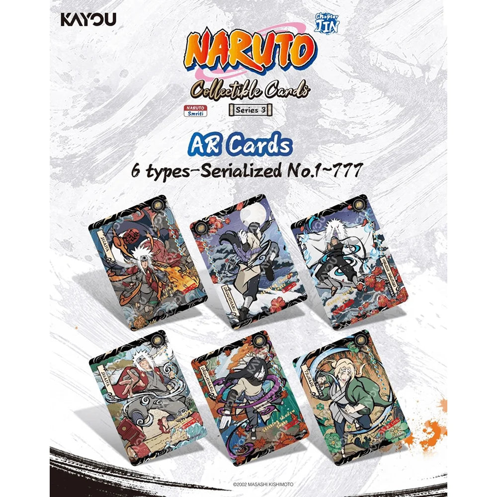 KAYOU: Naruto Smriti Heaven Scroll Jin Series 3 Collector Box (5 packs)