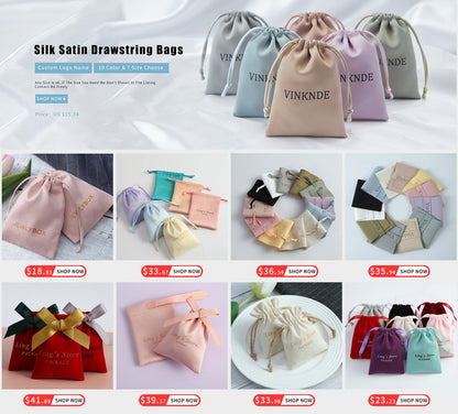 5PCS Microfiber Velvet Jewelry Gift Bags – Soft Pouches for Earrings, Necklaces, Wedding Favors, Christmas, Candy & Gift Packaging